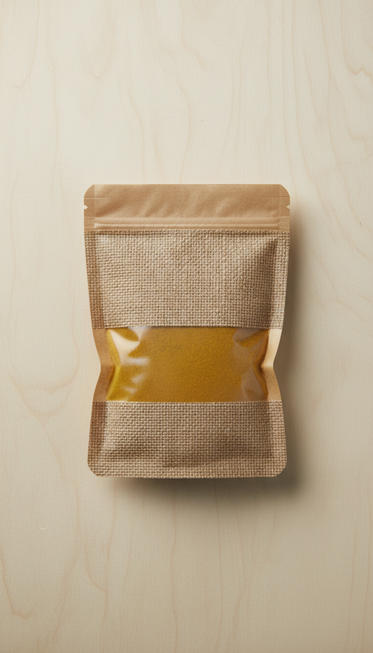 Organic Turmeric Root Powder Pouch