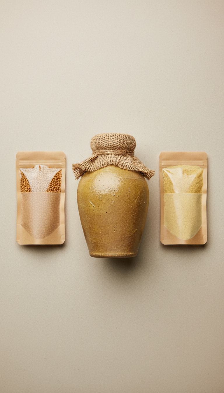 Cold-Pressed Mustard Oil Jar